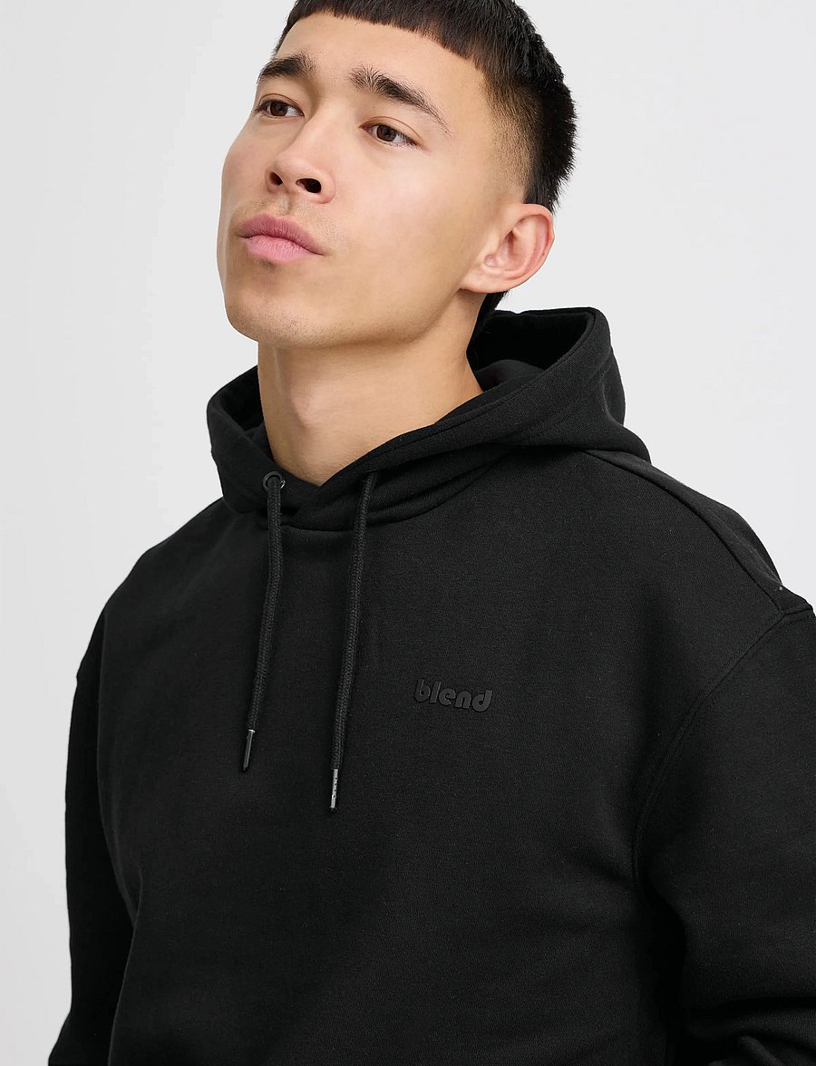 Blend - BHDOWNTON HOOD SWEAT - kapuzenpullover - black - 5