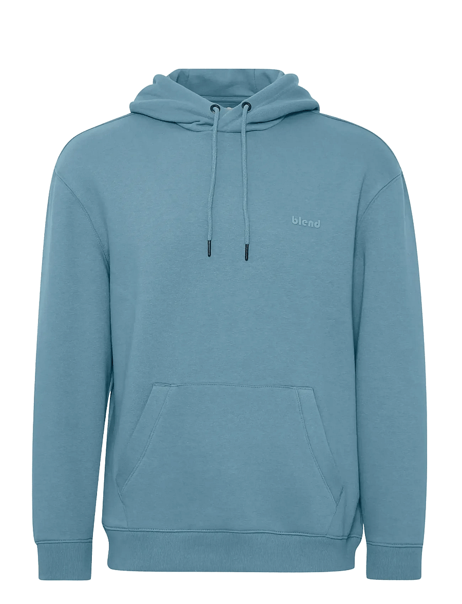 Blend - BHDOWNTON HOOD SWEAT - kapuzenpullover - bluestone - 1