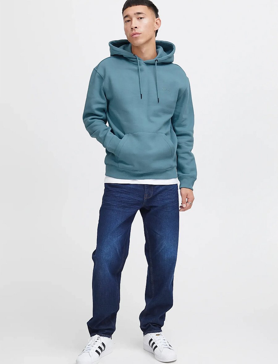 Blend - BHDOWNTON HOOD SWEAT - kapuzenpullover - bluestone - 0