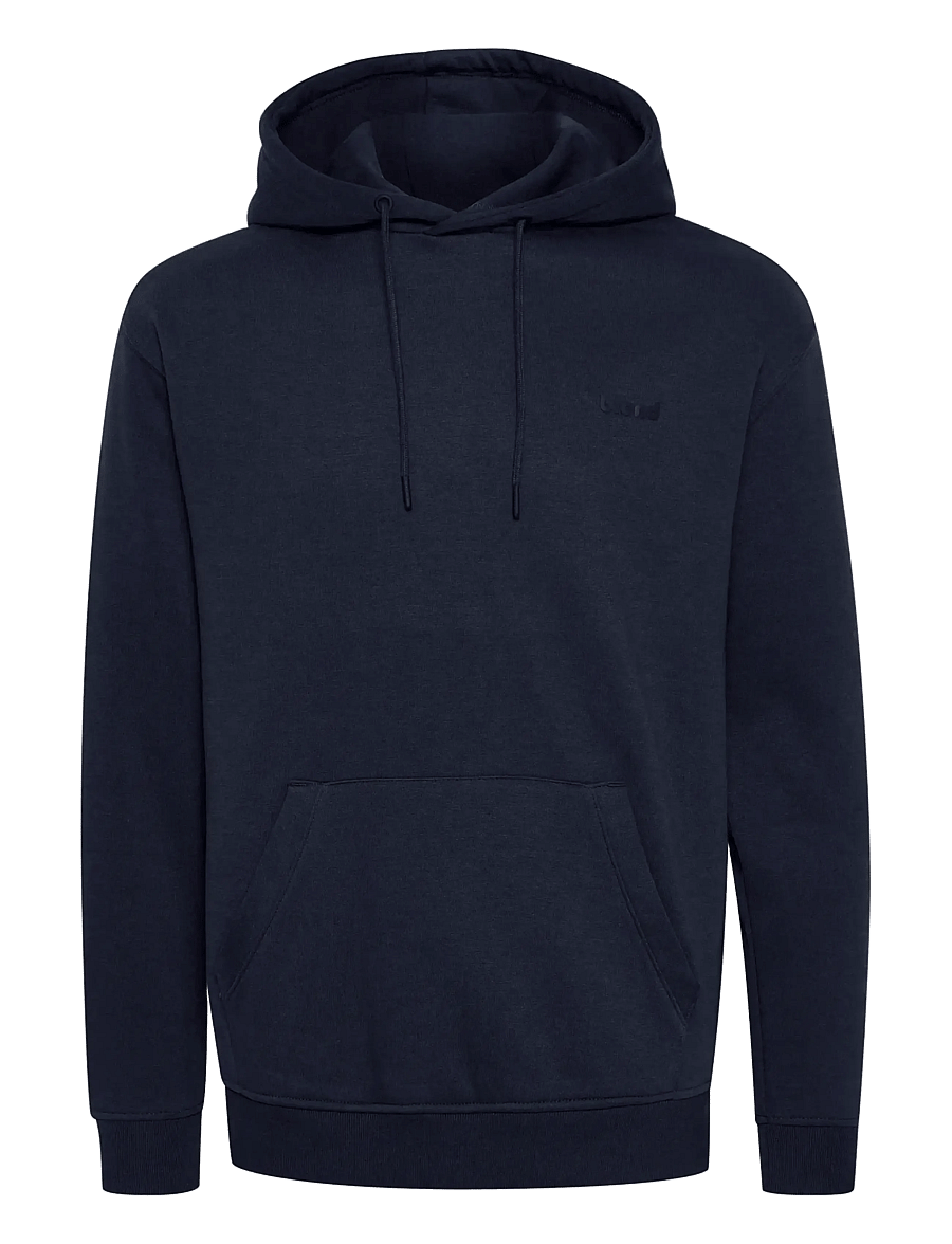 Blend - BHDOWNTON HOOD SWEAT - hoodies - dark navy - 1