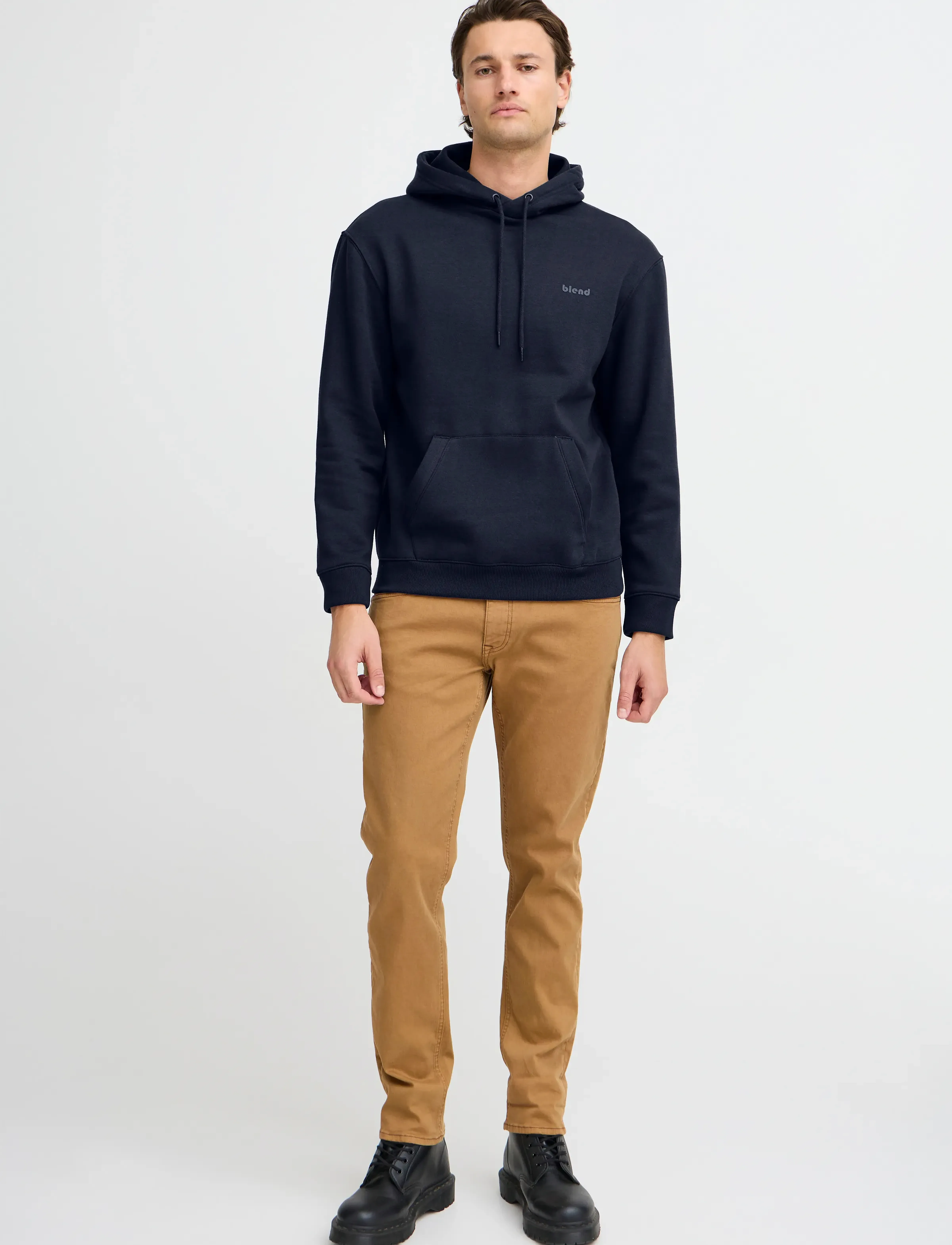 Blend BHDOWNTON HOOD SWEAT - Kapuzenpullover - DARK NAVY / blue