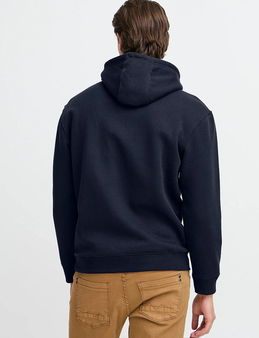 Blend - BHDOWNTON HOOD SWEAT - hoodies - dark navy - 3