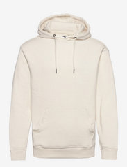 Blend - BHDOWNTON Hood sweatshirt - hættetrøjer - egret - 1