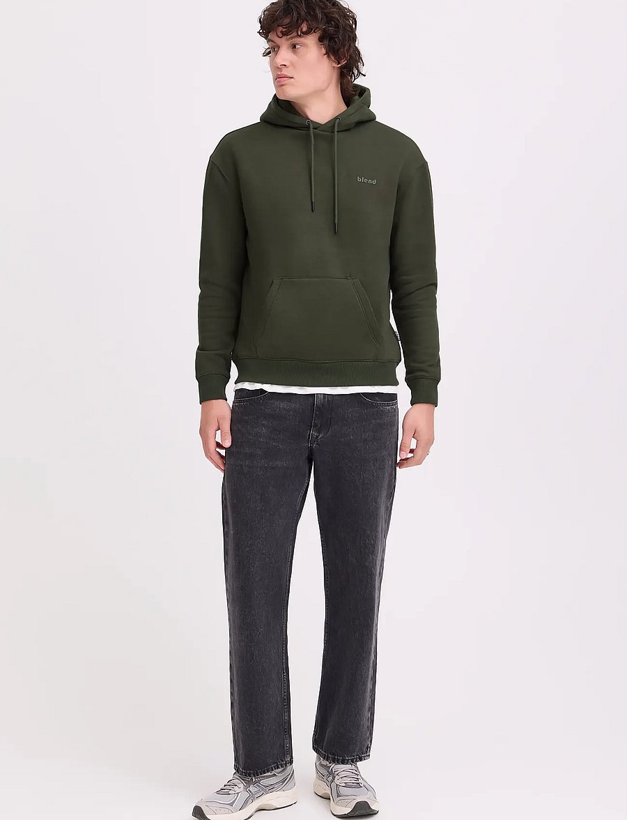 Blend - BHDOWNTON HOOD SWEAT - hoodies - forest night - 0