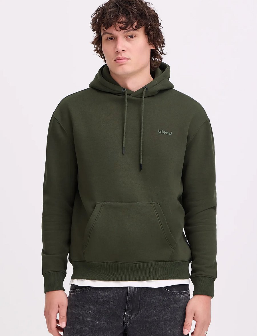 Blend - BHDOWNTON HOOD SWEAT - hoodies - forest night - 3