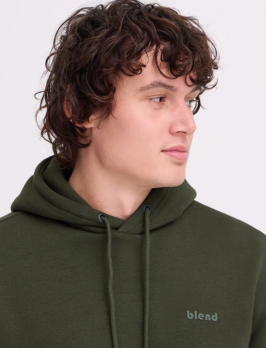 Blend - BHDOWNTON HOOD SWEAT - hoodies - forest night - 5