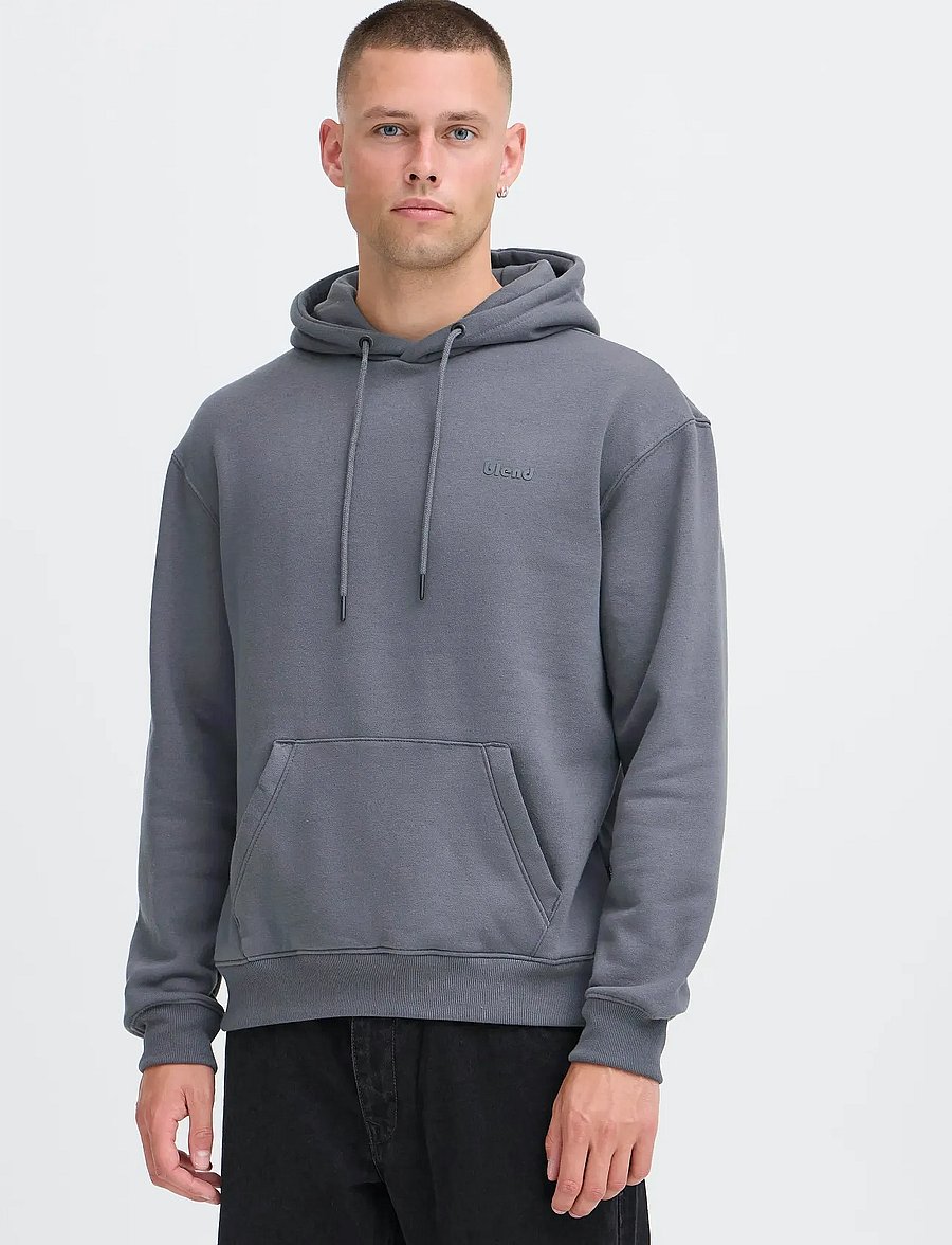 Blend - BHDOWNTON HOOD SWEAT - kapuutsiga pusad - iron gate - 3