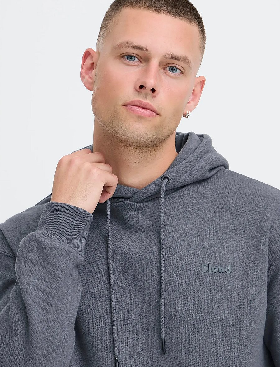 Blend - BHDOWNTON HOOD SWEAT - kapuutsiga pusad - iron gate - 5