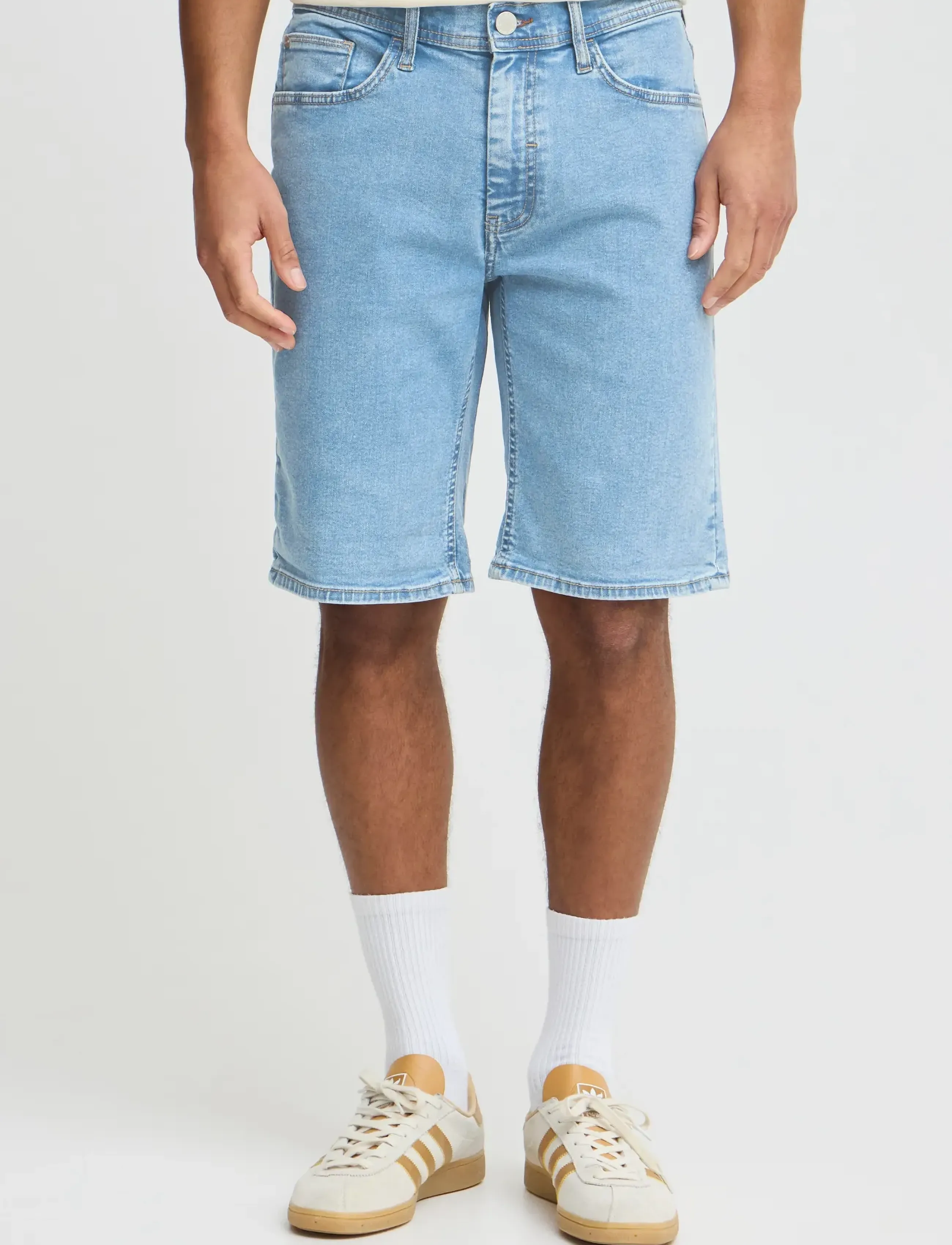 Blend - BHTWISTER 3326 S/REG NOOS - jorts - denim unwashed light blue - 5