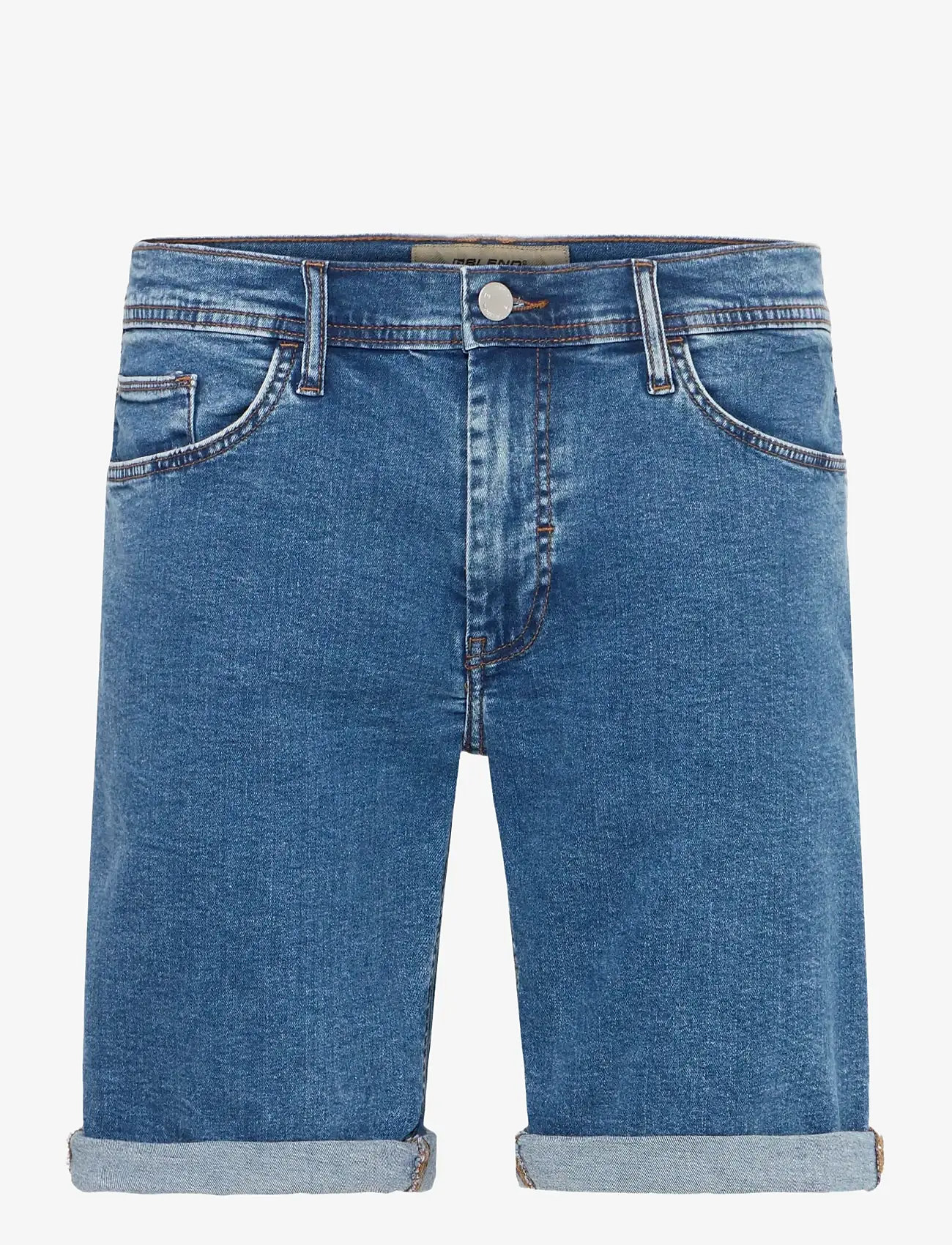 Blend - BHTWISTER 3326 S/REG NOOS - jorts - denim unwashed middle blue - 1
