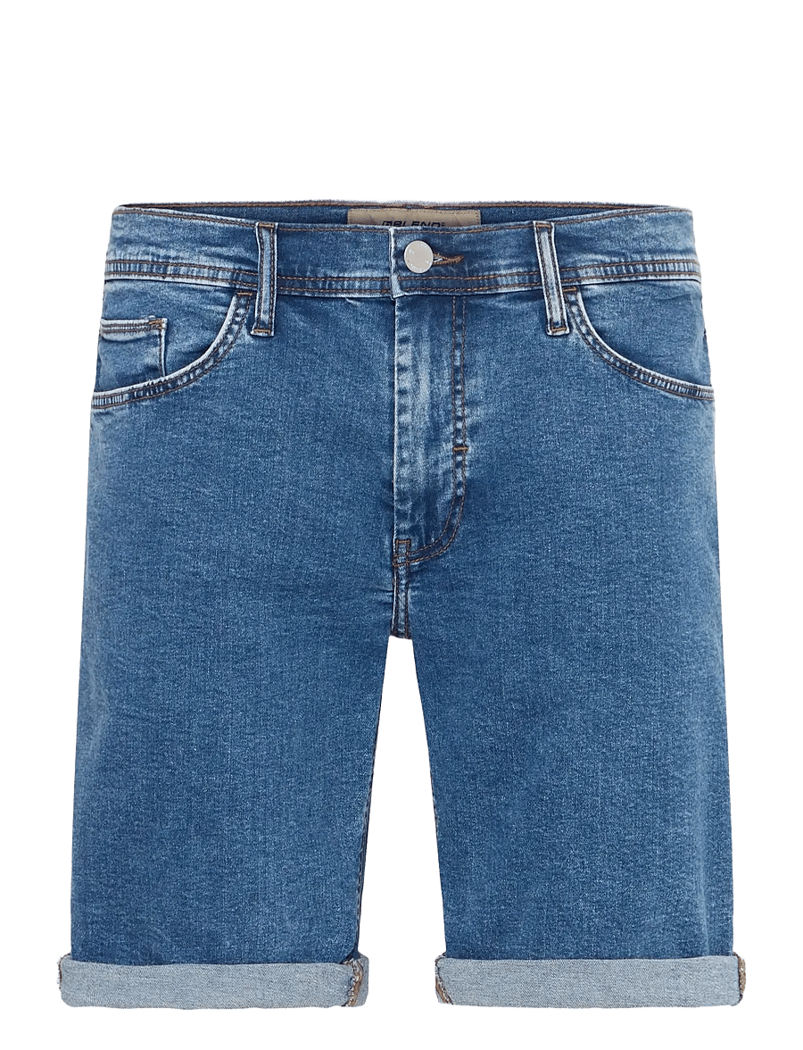 Blend - BHTWISTER 3326 S/REG NOOS - jorts - denim unwashed middle blue - 1