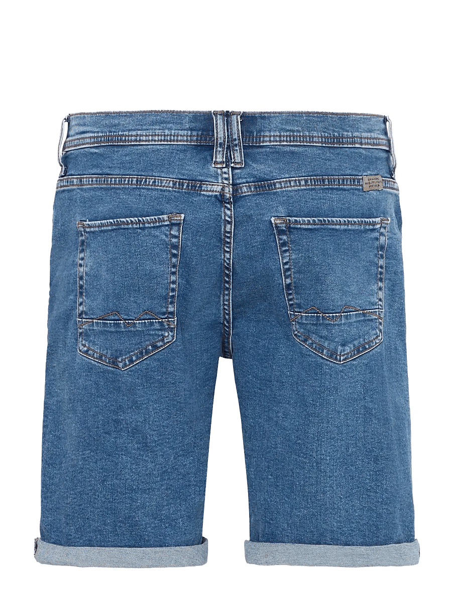 Blend - BHTWISTER 3326 S/REG NOOS - jeans shorts - denim unwashed middle blue - 2