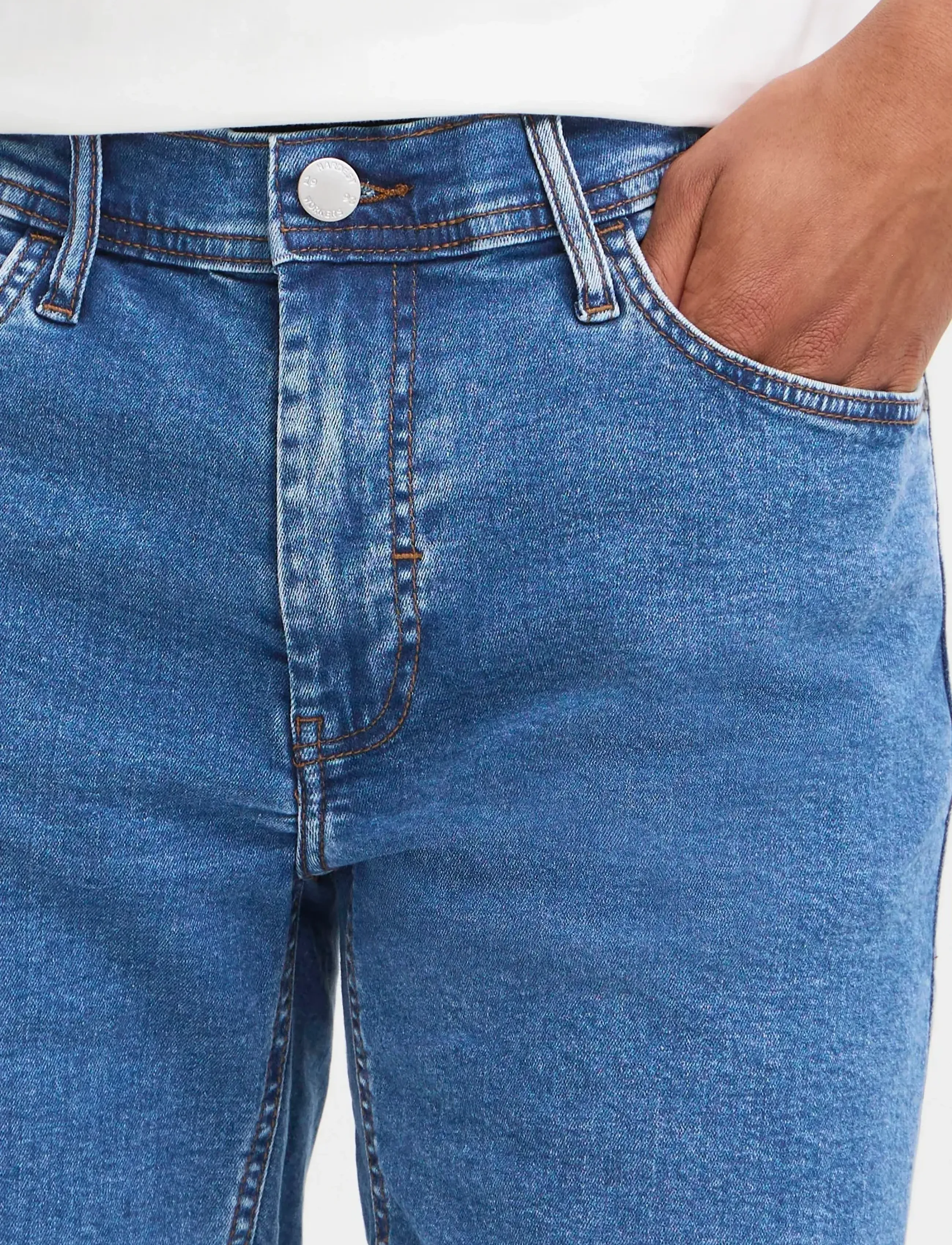Blend - BHTWISTER 3326 S/REG NOOS - die niedrigsten preise - denim unwashed middle blue - 4