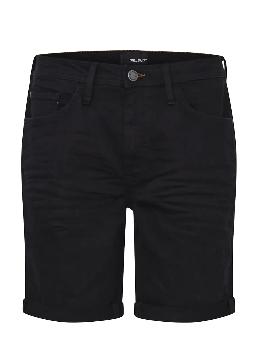 Blend - BHTWISTER 3326 S/REG NOOS - jeansshorts - denim black - 1