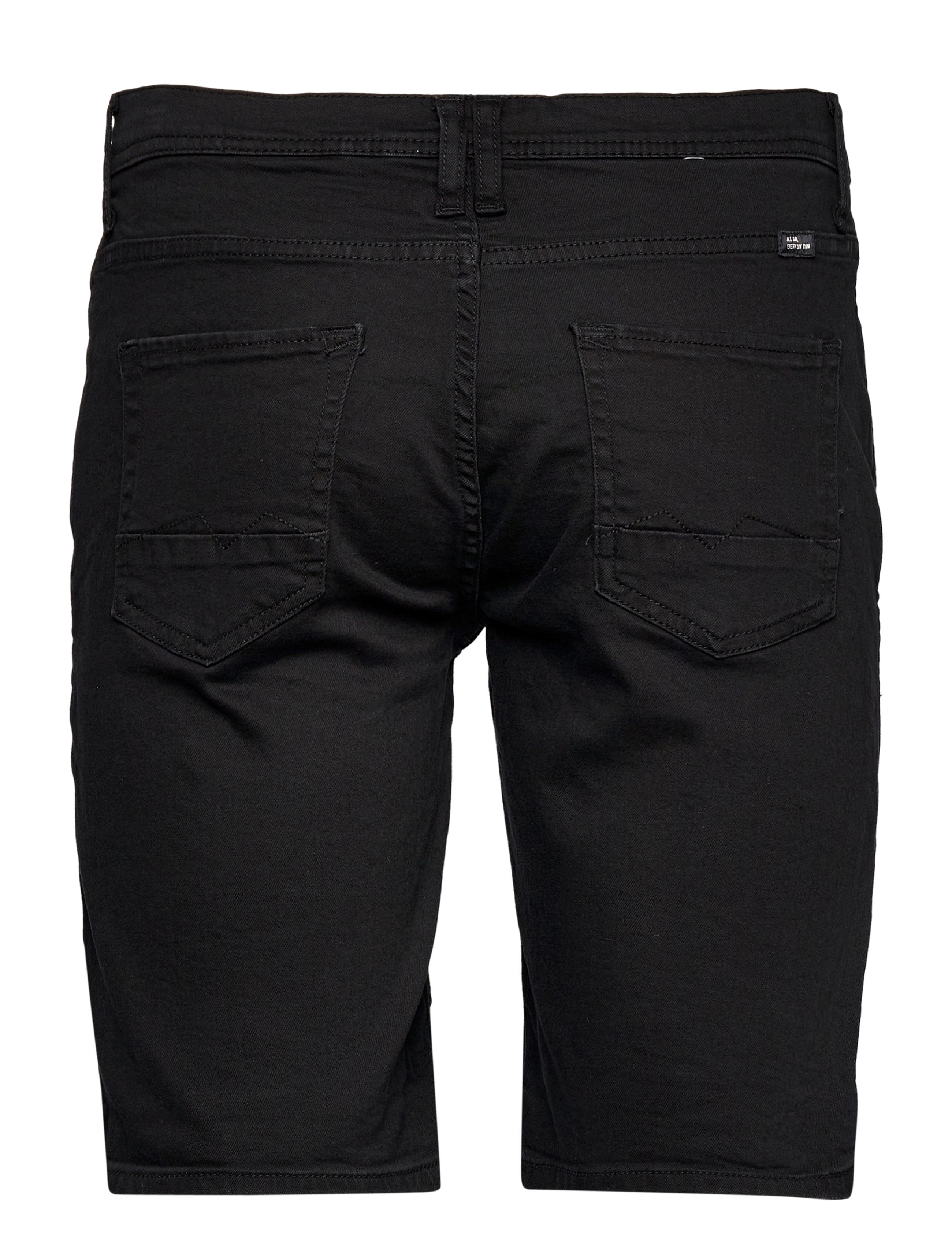 Blend - BHTWISTER 3326 S/REG NOOS - lühikesed teksapüksid - denim black - 2