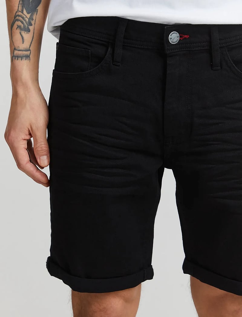 Blend - BHTWISTER 3326 S/REG NOOS - jeans shorts - denim black - 4