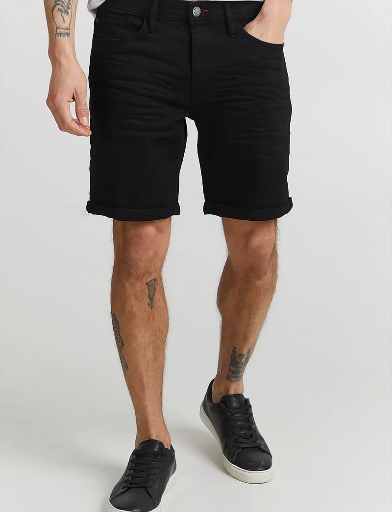 Blend - BHTWISTER 3326 S/REG NOOS - jeans shorts - denim black - 5