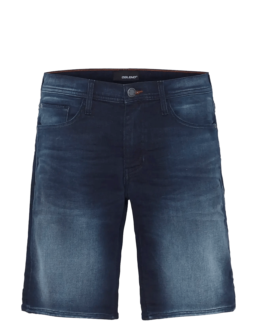Blend - BHTWISTER 3326 S/REG NOOS - jeansshorts - denim dark blue - 1