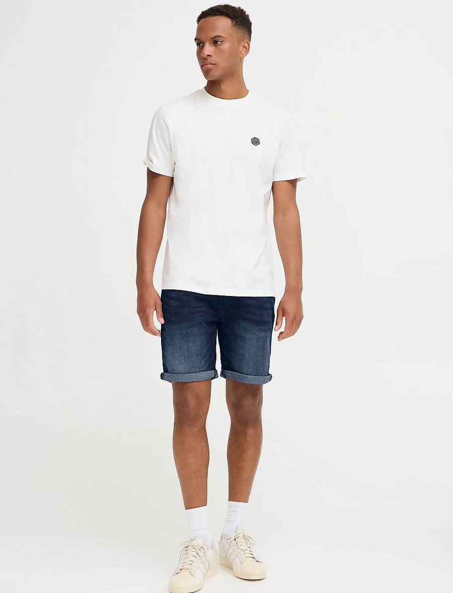 Blend - BHTWISTER 3326 S/REG NOOS - short en jean - denim dark blue - 0