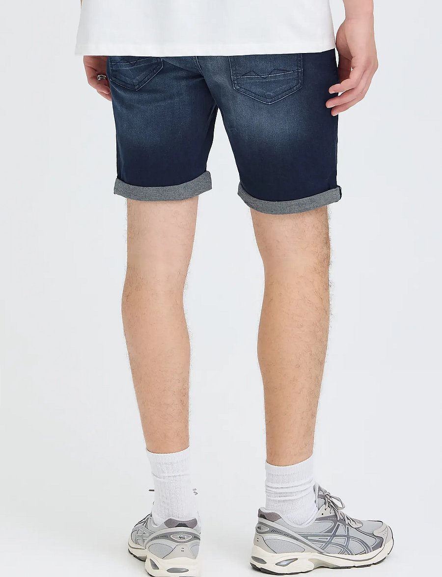 Blend - BHTWISTER 3326 S/REG NOOS - jeansshorts - denim dark blue - 3
