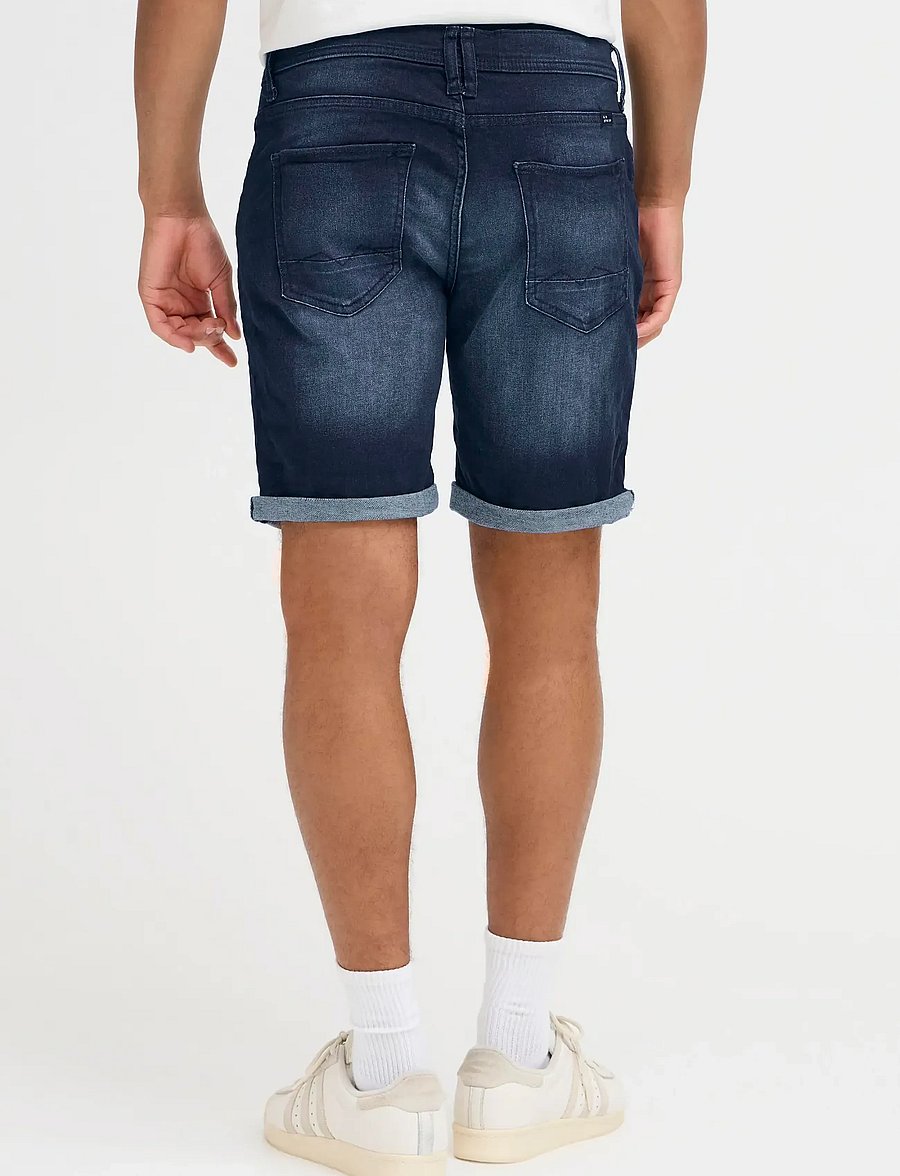 Blend - BHTWISTER 3326 S/REG NOOS - short en jean - denim dark blue - 3