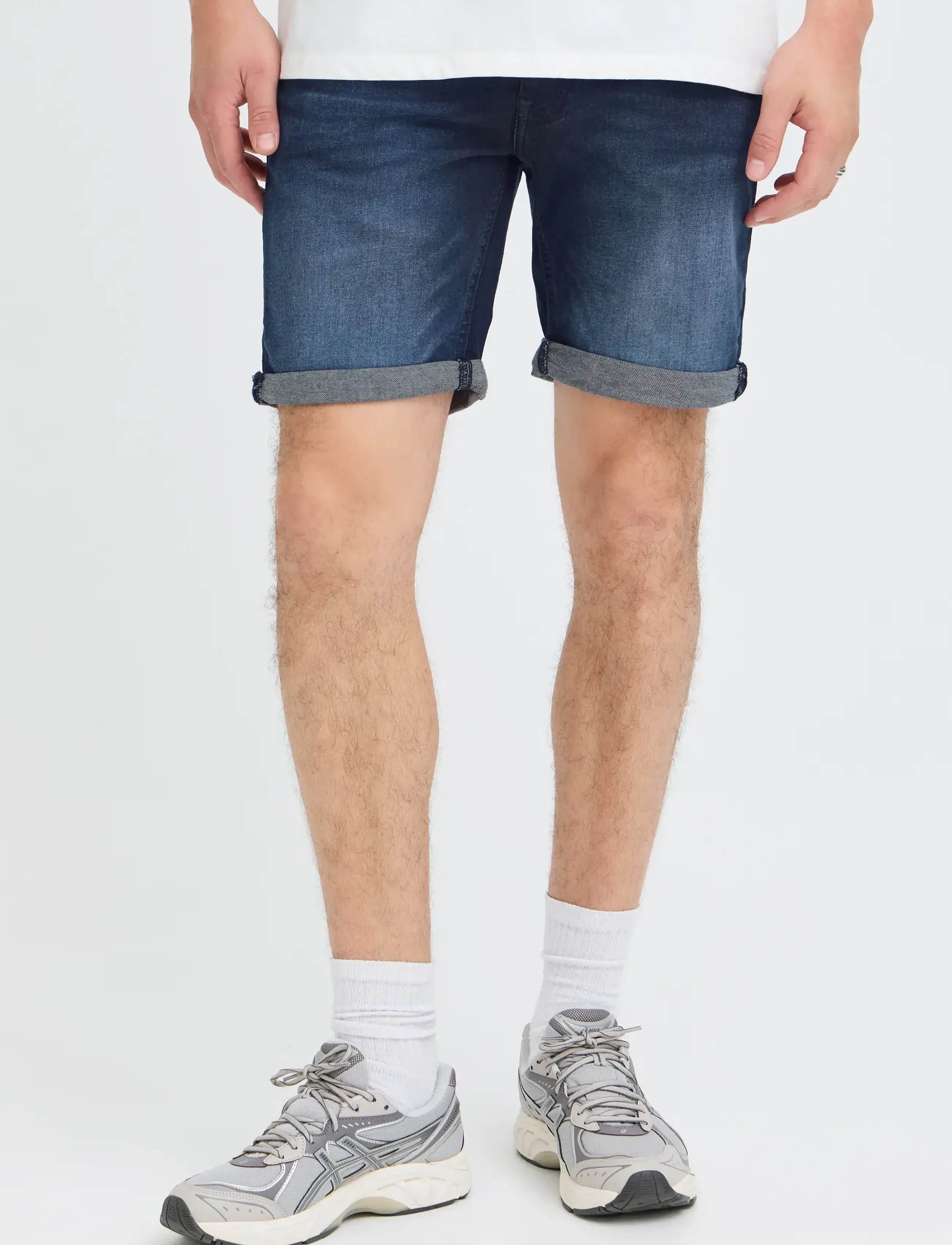 Blend - BHTWISTER 3326 S/REG NOOS - jeansshorts - denim dark blue - 5