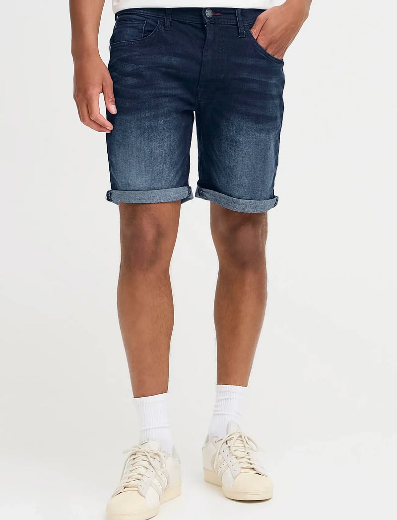 Blend - BHTWISTER 3326 S/REG NOOS - jeans shorts - denim dark blue - 5