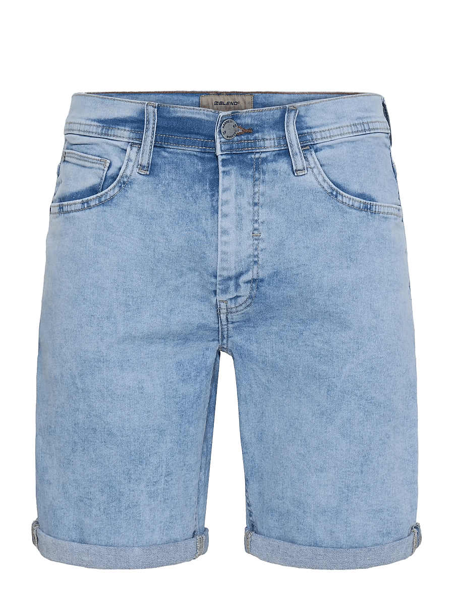 Blend - BHTWISTER 3326 S/REG NOOS - jeansshorts - denim lightblue-26 - 1