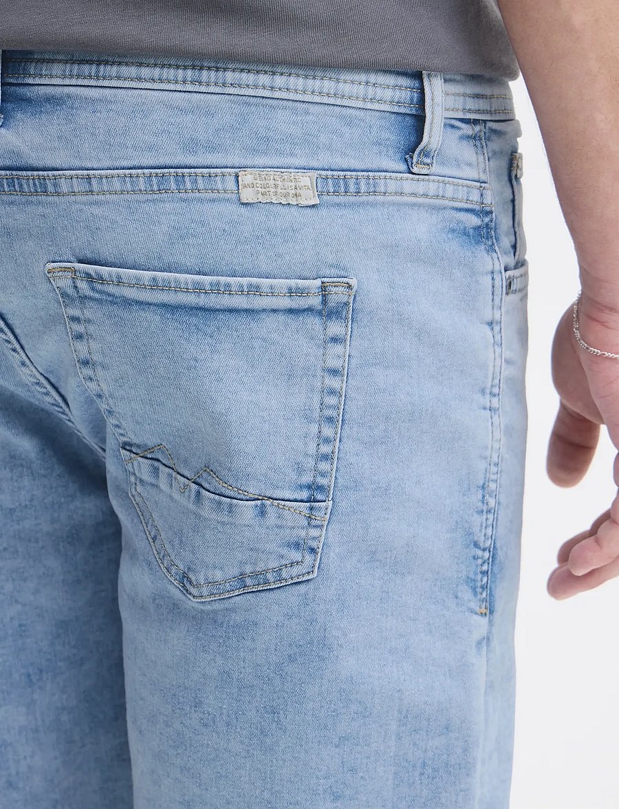 Blend - BHTWISTER 3326 S/REG NOOS - jeansshorts - denim lightblue-26 - 0