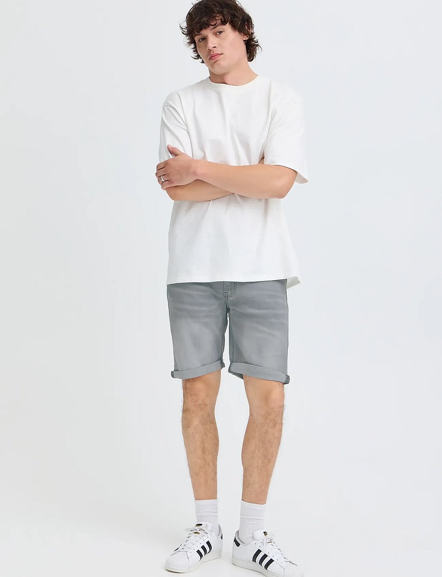 Blend - BHTWISTER 3326 S/REG NOOS - denim shorts - denim lightgrey-23 - 0