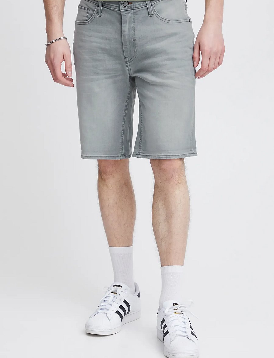 Blend - BHTWISTER 3326 S/REG NOOS - jeans shorts - denim lightgrey-23 - 5