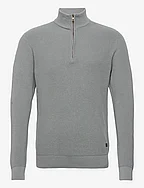 BHCodford half-zipp pullover - STONE MIX