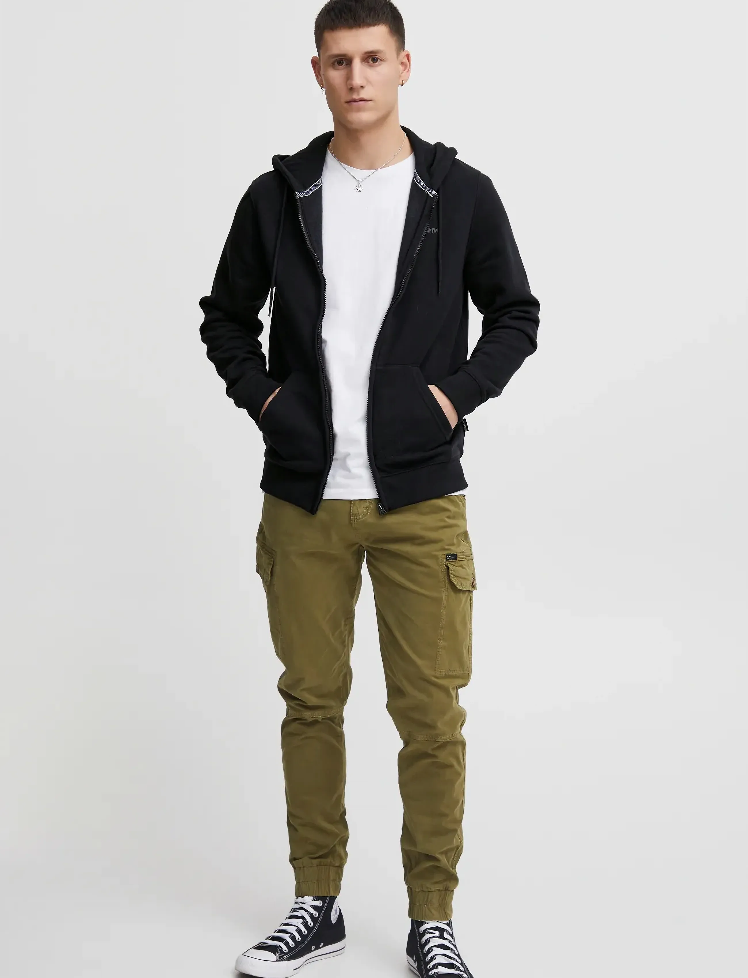 Blend BHDownton Zipthrough - Tøj - BLACK / black