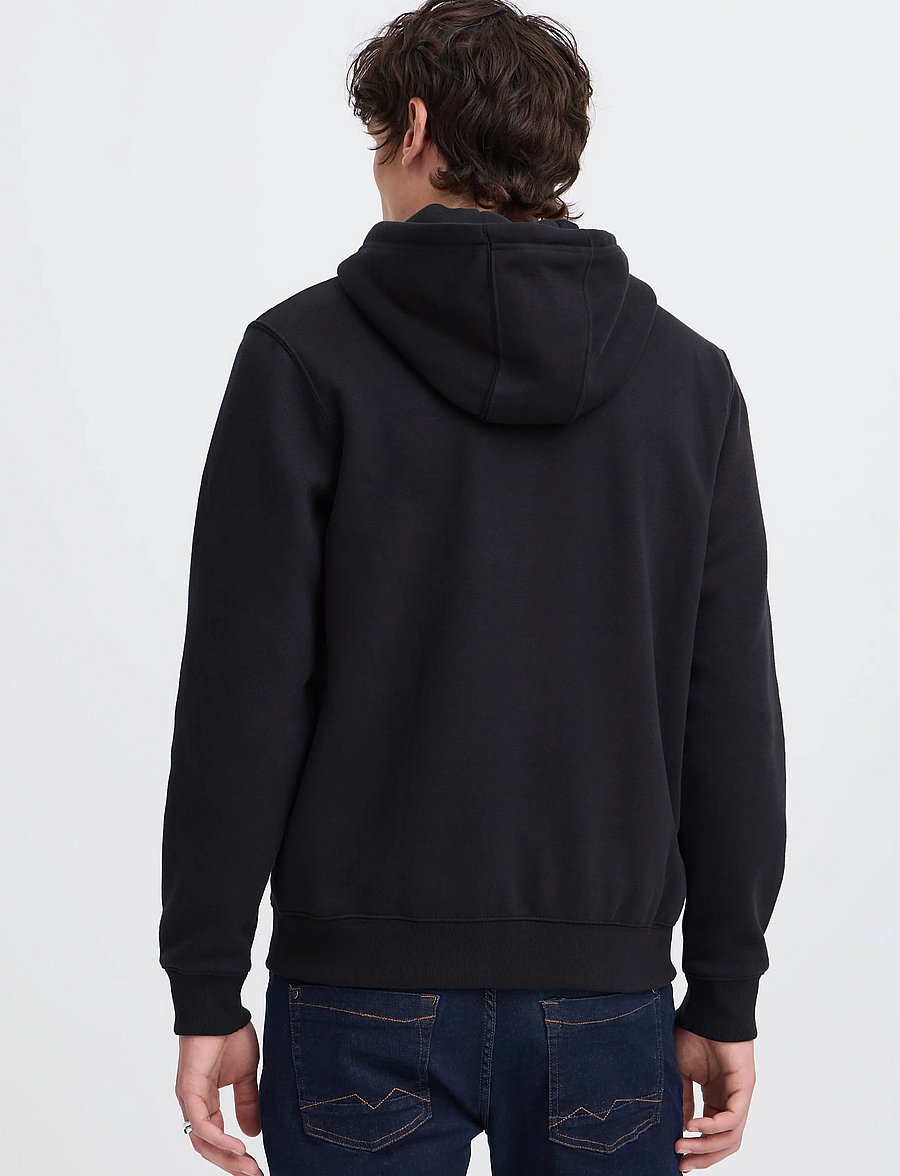 Blend - BHDOWNTON FULLZIP SWEAT - hættetrøjer - black - 2