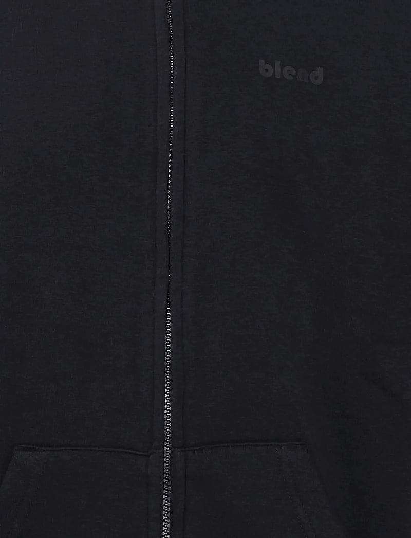 Blend - BHDOWNTON FULLZIP SWEAT - kapuzenpullover - black - 3