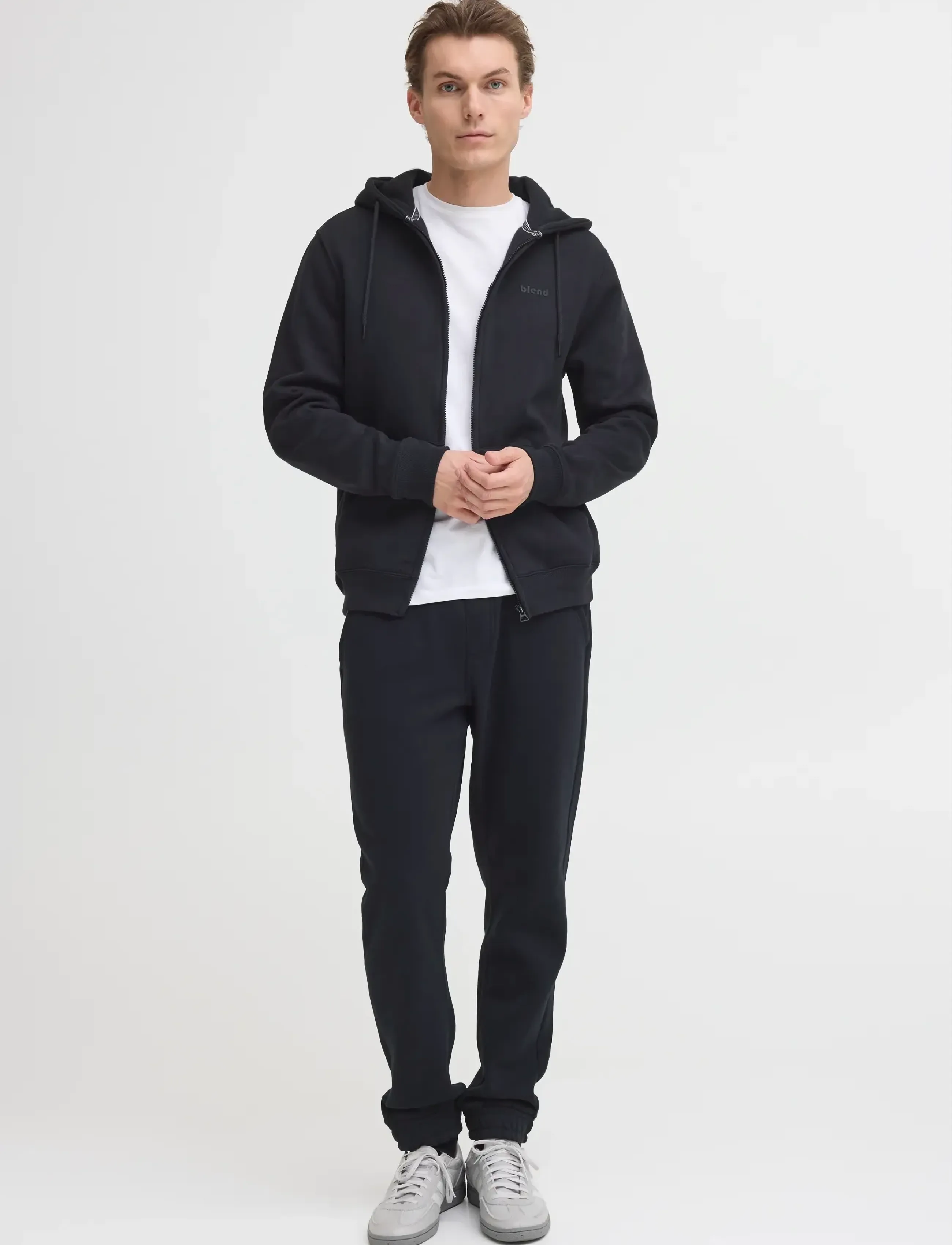 Blend BHDownton Zipthrough - Sweatshirts - DARK NAVY / navy