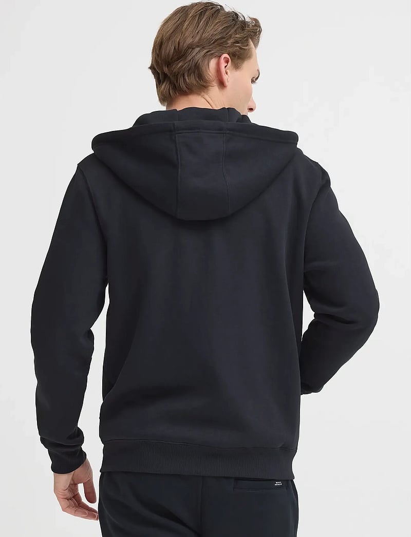 Blend - BHDOWNTON FULLZIP SWEAT - hættetrøjer - dark navy - 3
