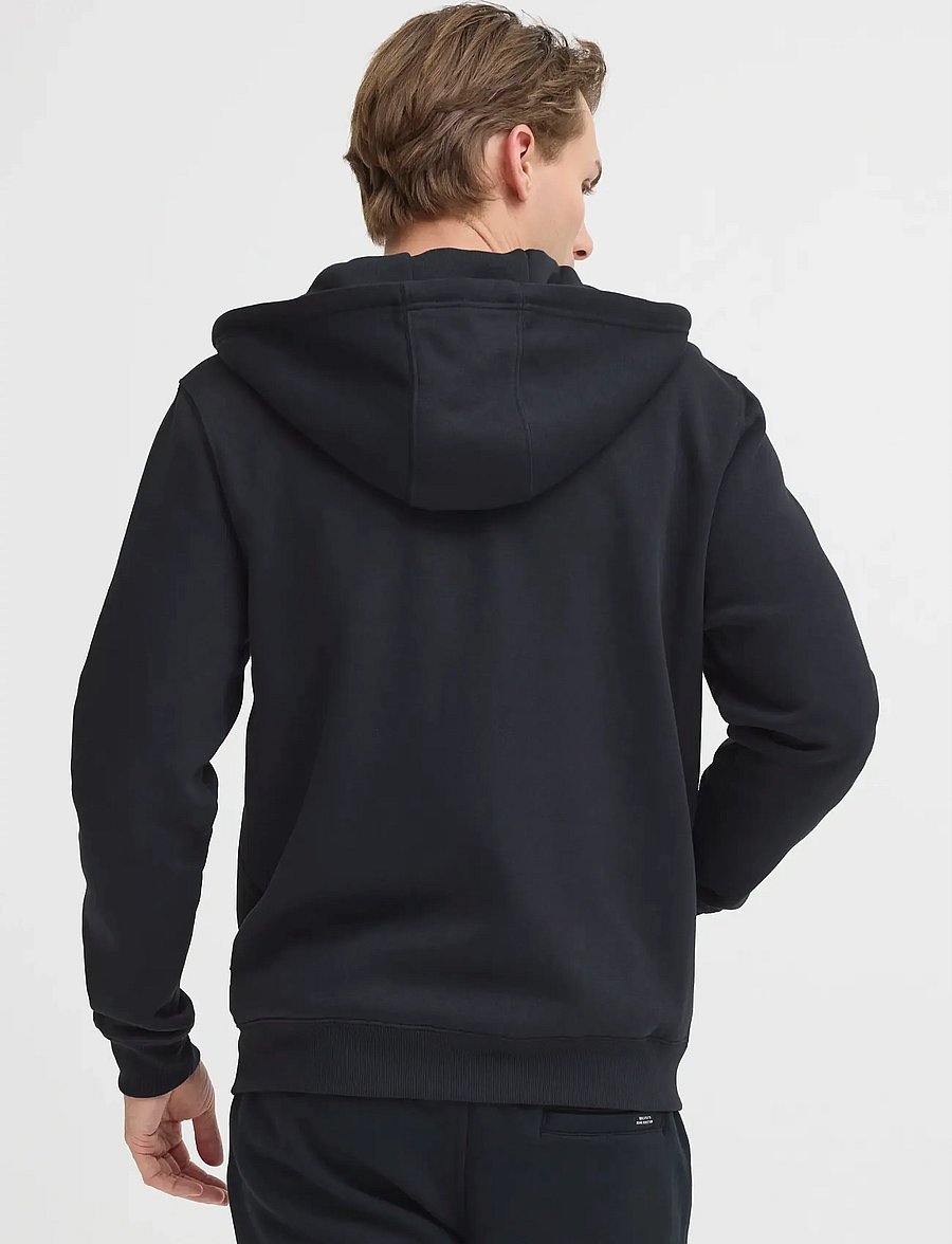 Blend - BHDOWNTON FULLZIP SWEAT - kapuzenpullover - dark navy - 3