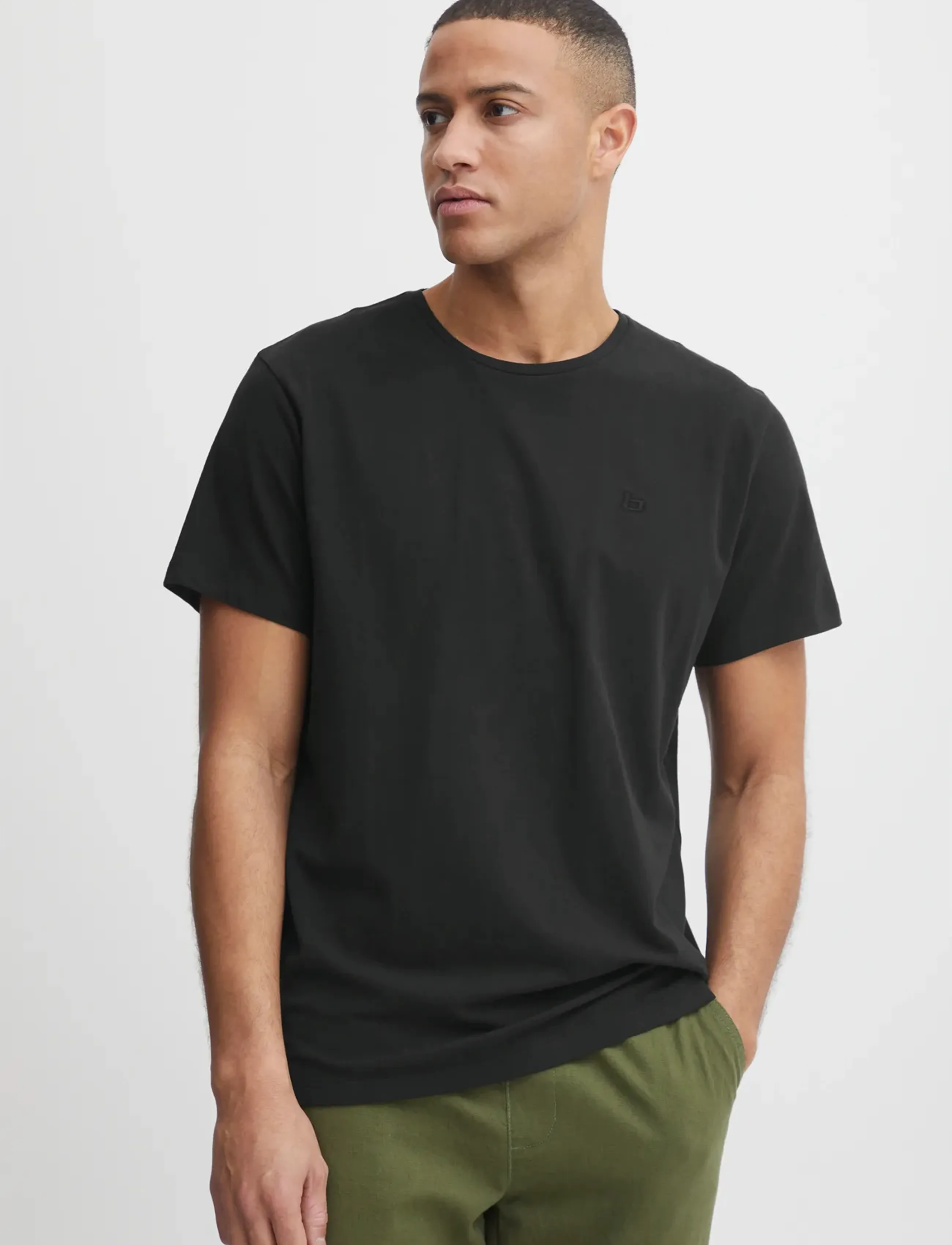 Blend - BHDINTON LOGO TEE CREW - lowest prices - black - 3