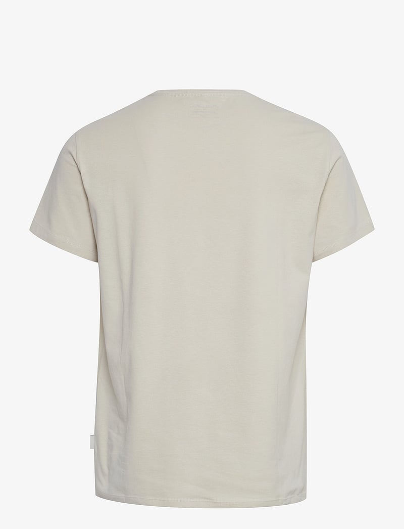 Blend - BHDINTON LOGO TEE CREW - kortärmade t-shirts - oyster gray - 2
