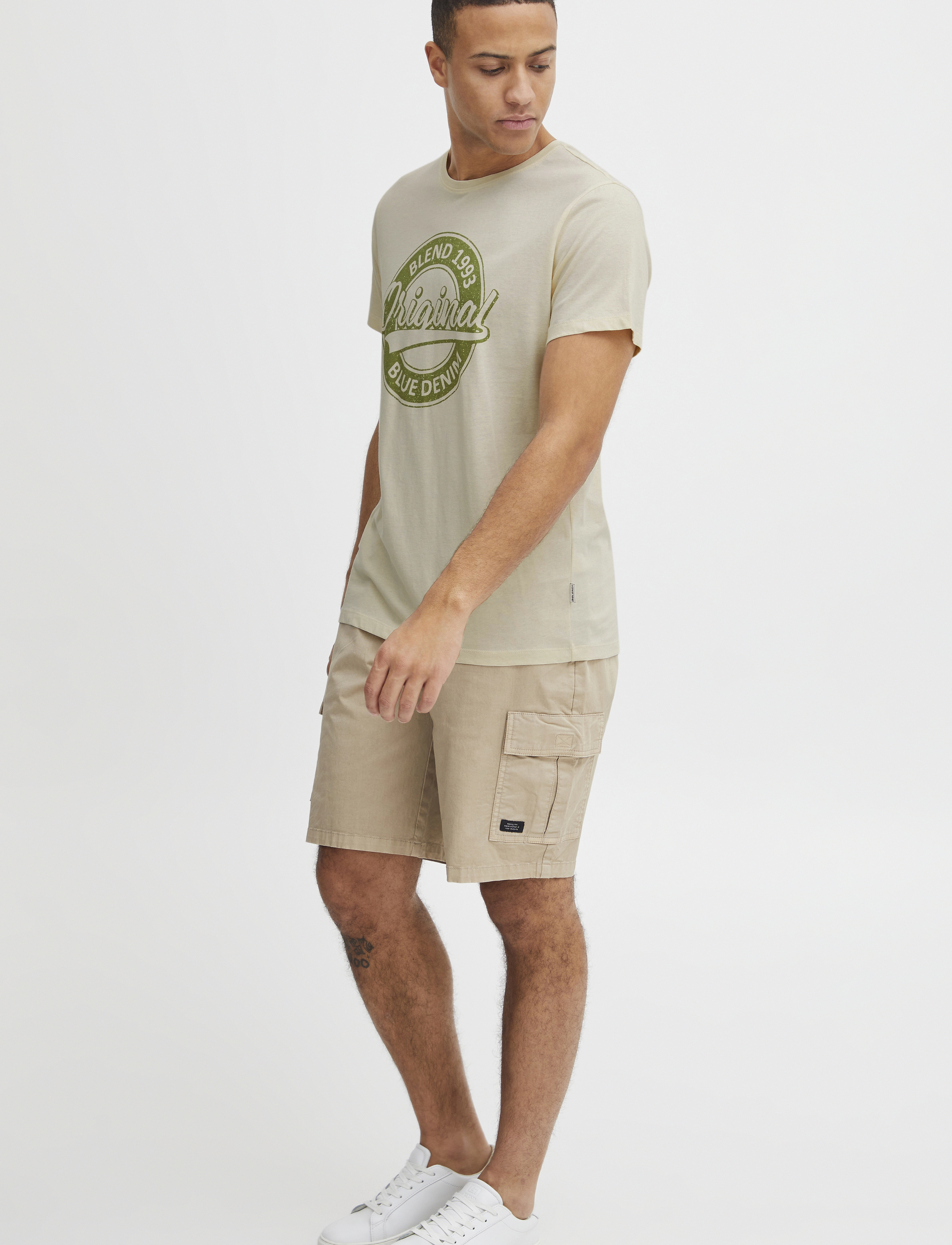 Blend - Tee - cloud cream - 2
