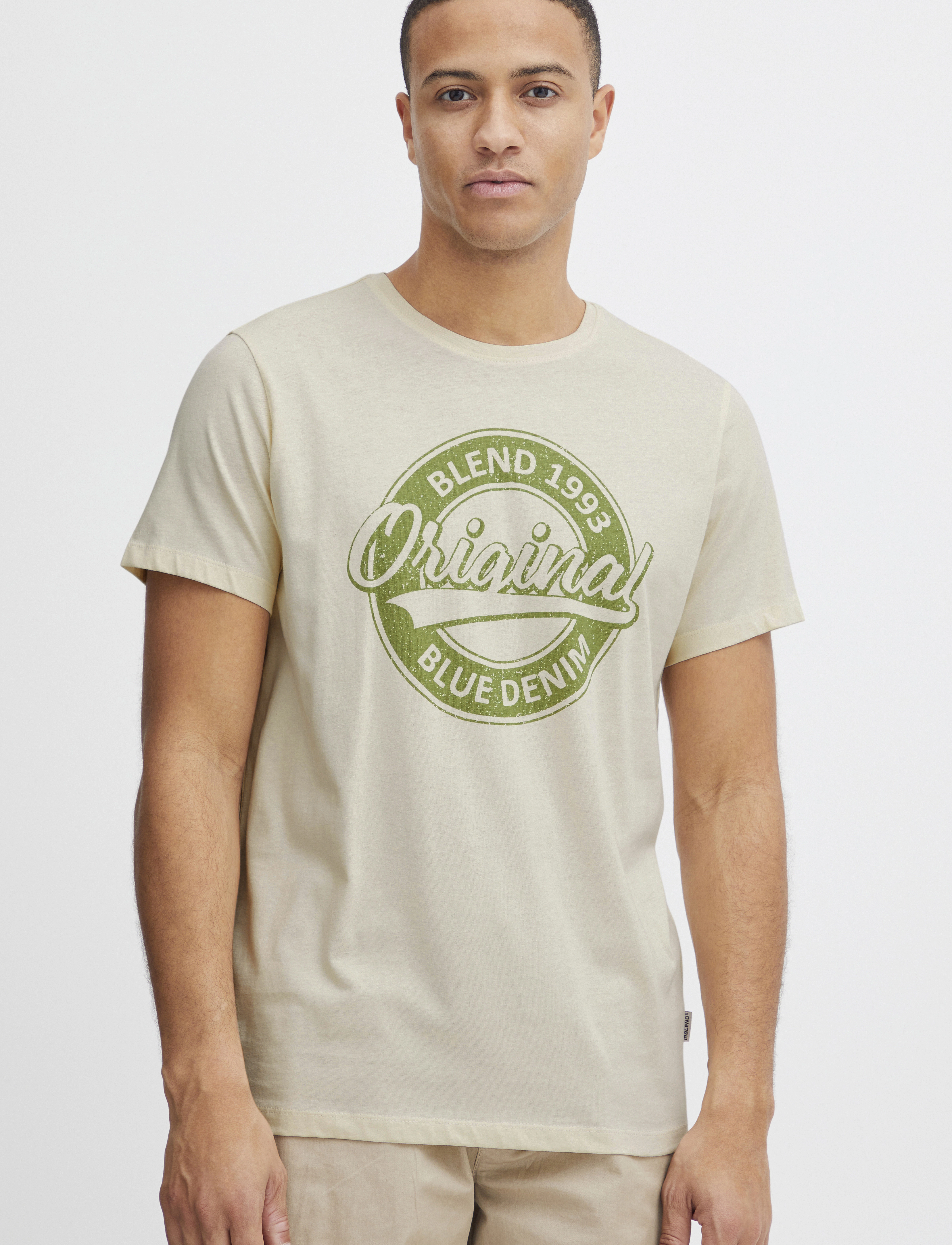 Blend - Tee - cloud cream - 3