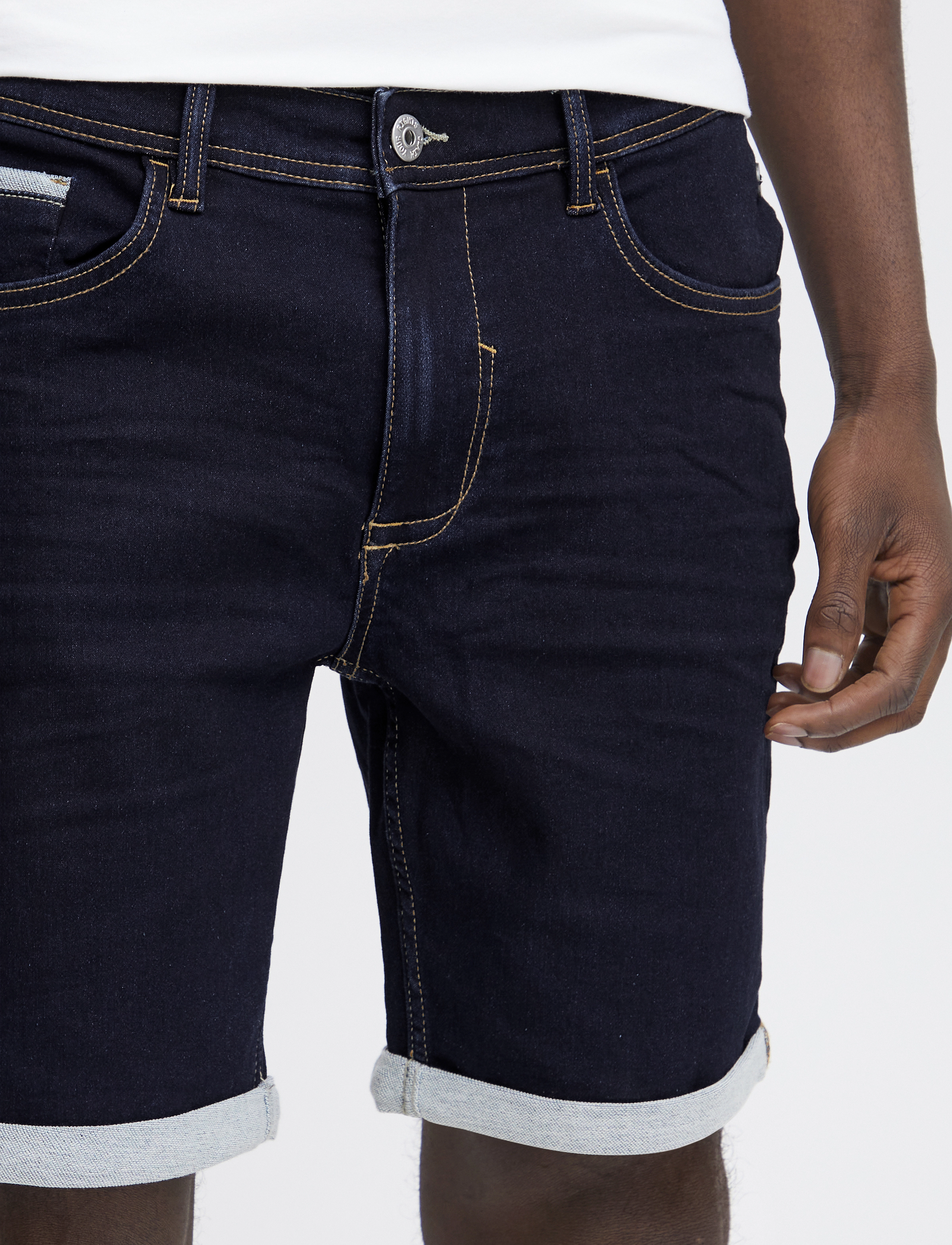 Blend - Denim Jogg Shorts - denim unwashed blue - 5