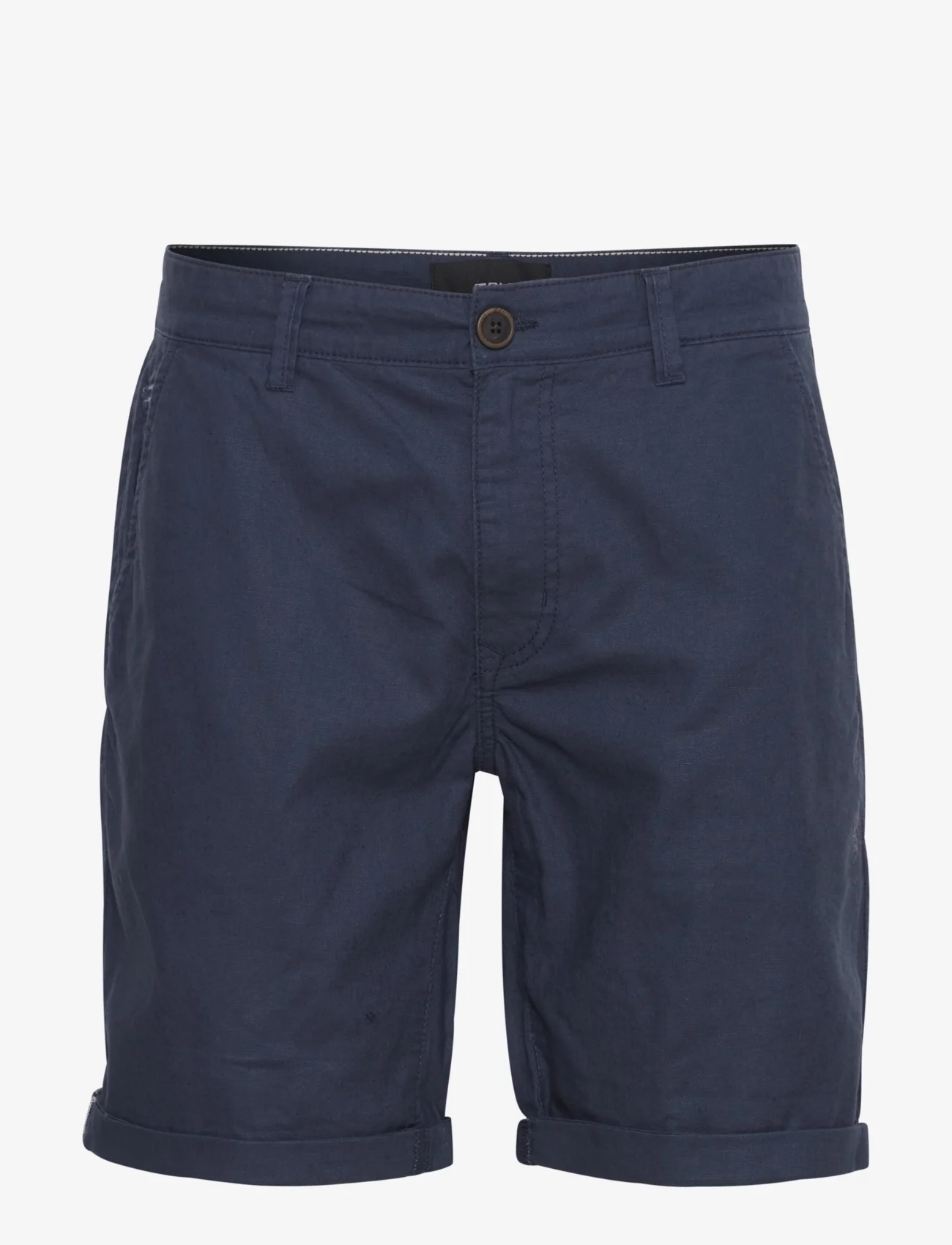 Blend - Shorts - linen shorts - dress blues - 1