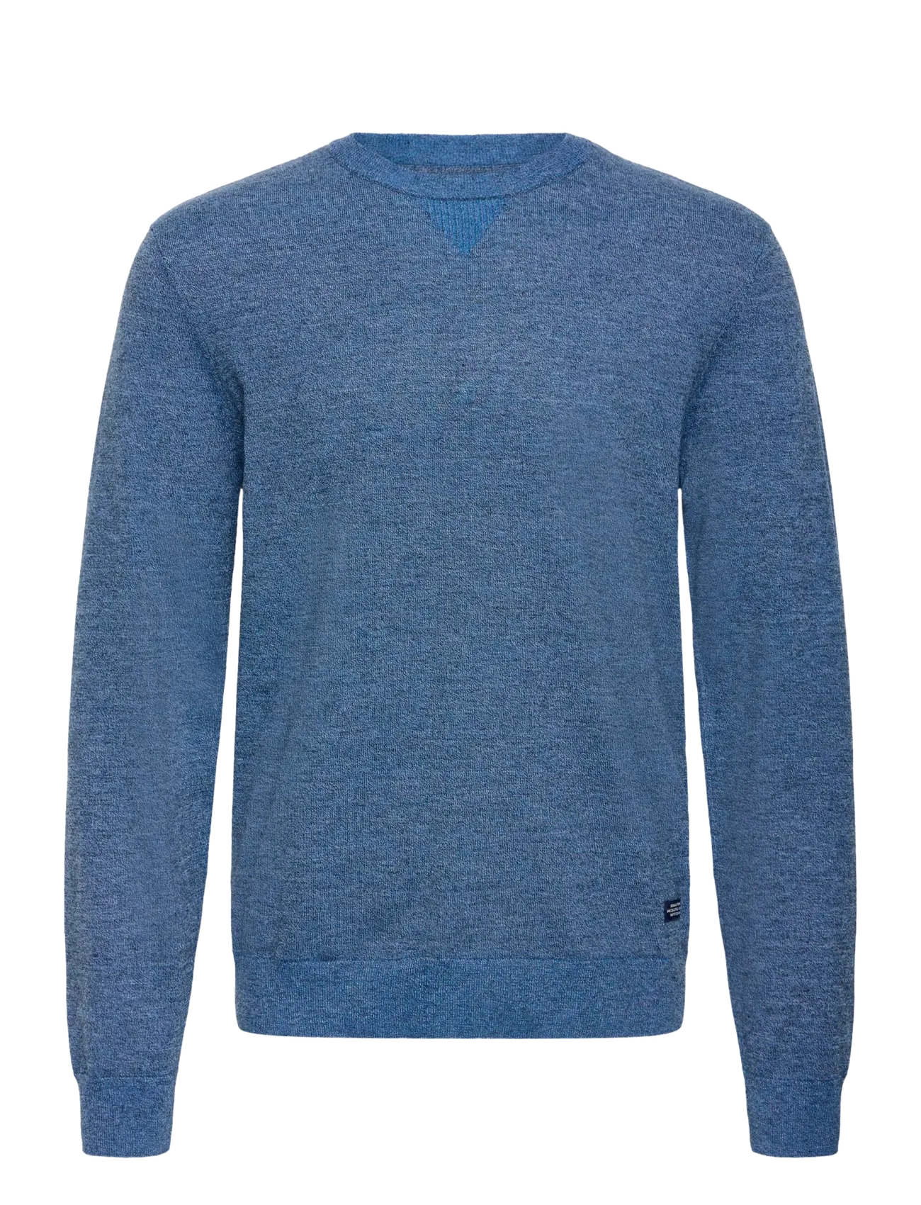 Blend BHBRUTON CREW NECK KNIT NOOS - Strickmode - MARINA MELANGE / blue