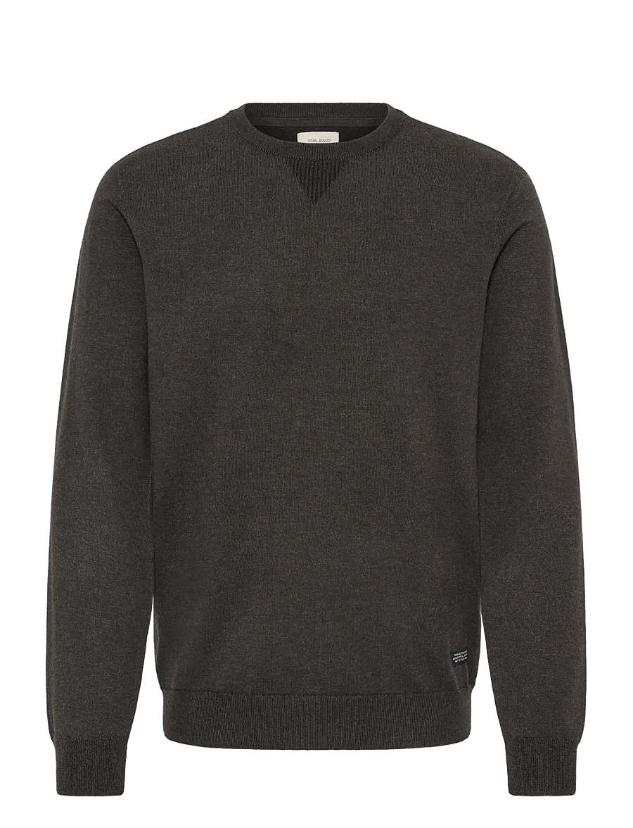 Blend - BHBRUTON CREW NECK KNIT NOOS - rund hals - turkish coffee - 1