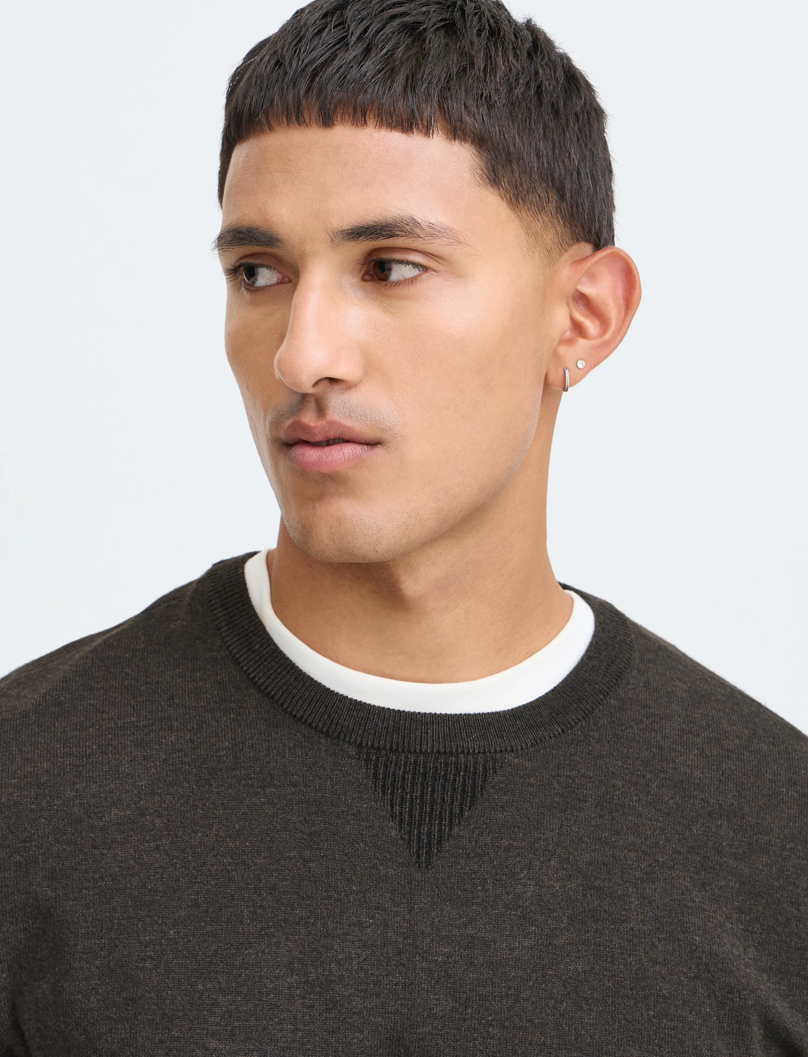 Blend - BHBRUTON CREW NECK KNIT NOOS - turkish coffee - 4