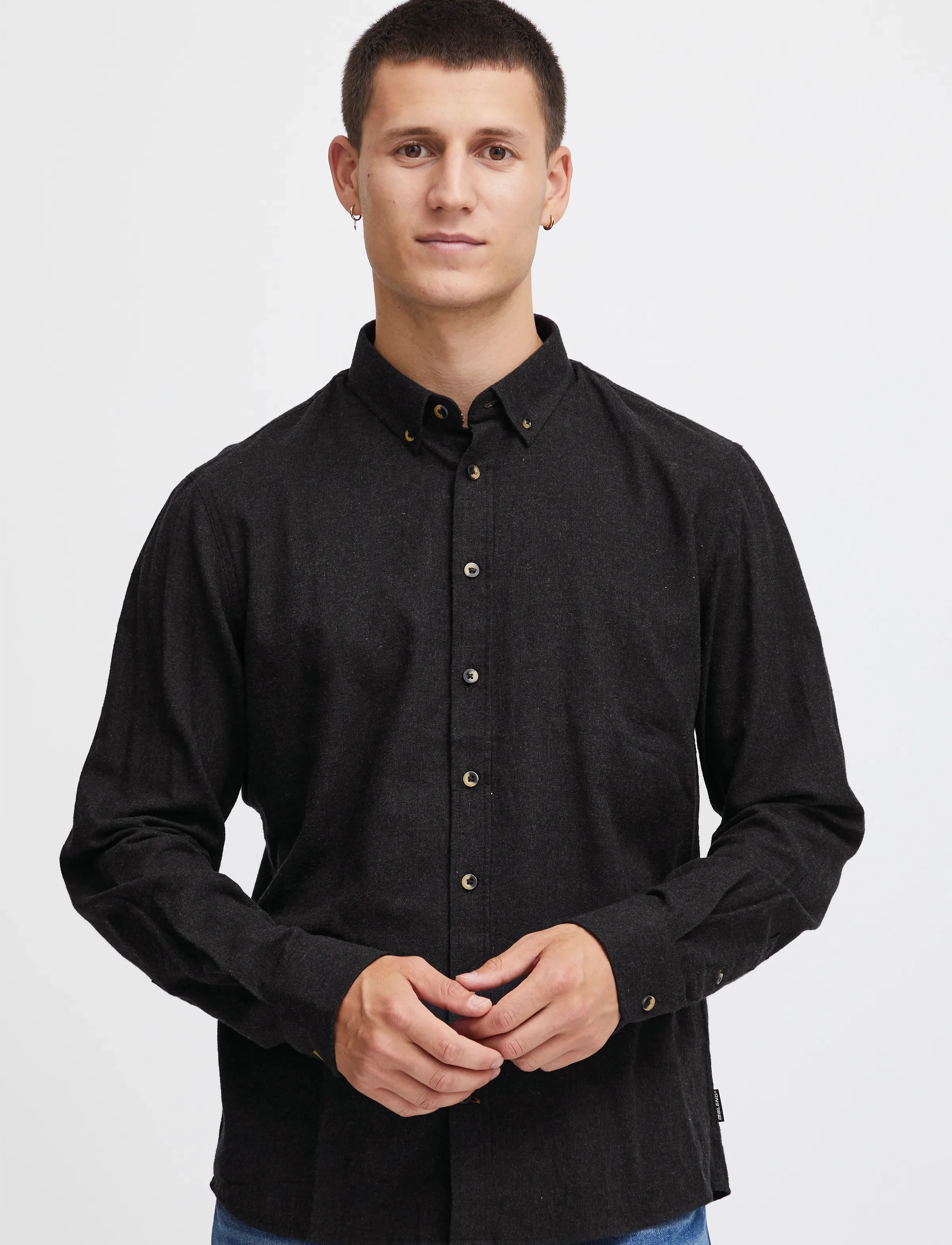 Blend - BHBURLEY SHIRT NOOS - laveste priser - black - 4
