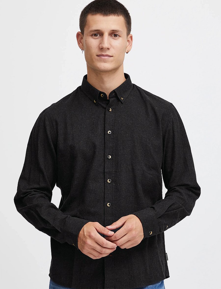 Blend - BHBURLEY SHIRT NOOS - freizeithemden - black - 4
