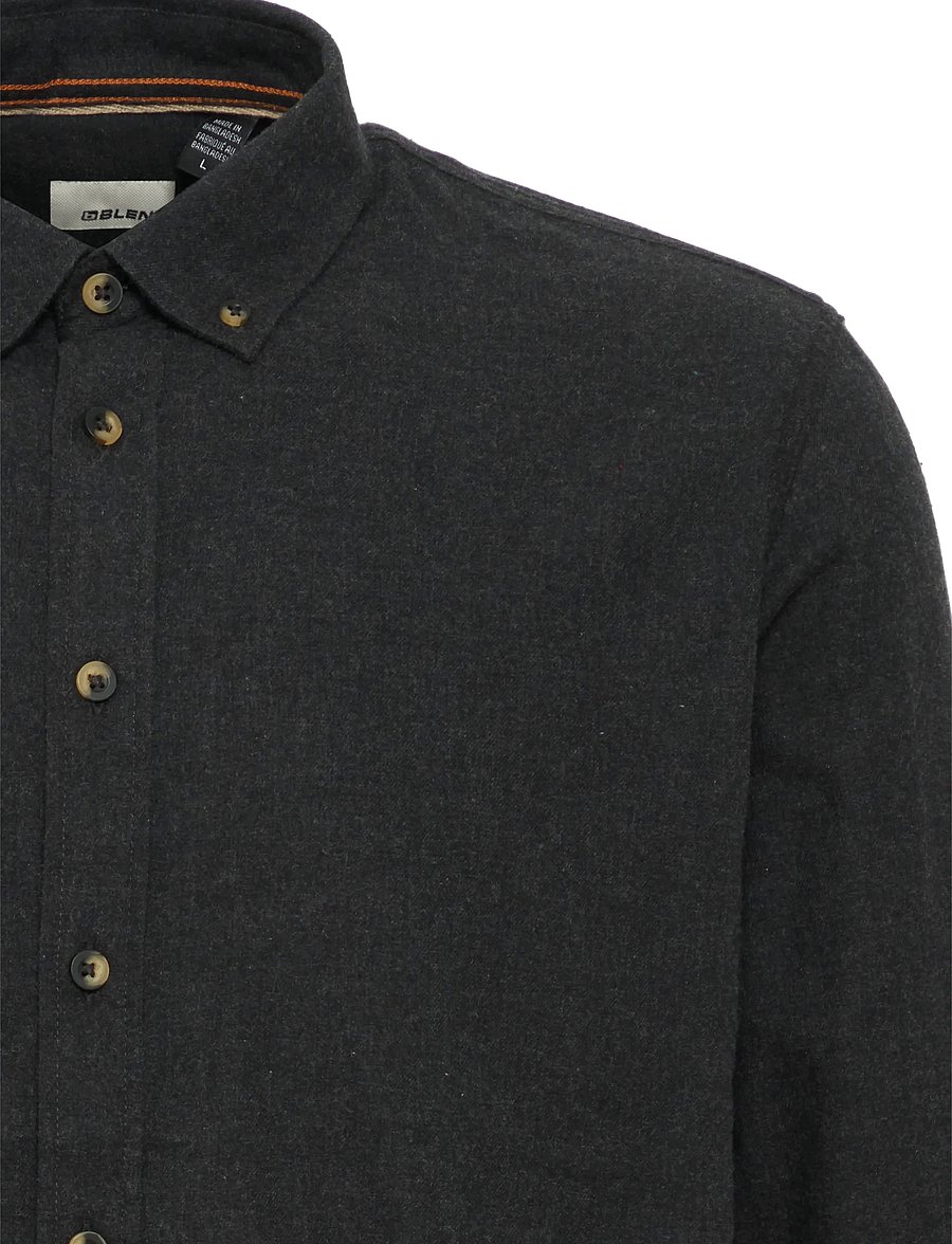 Blend - BHBURLEY SHIRT NOOS - freizeithemden - black - 5